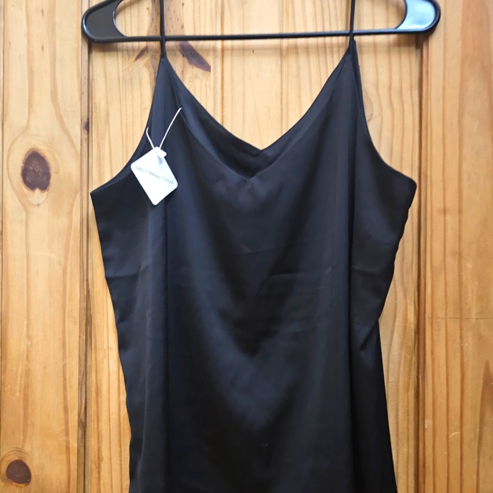 Silk satin camisole